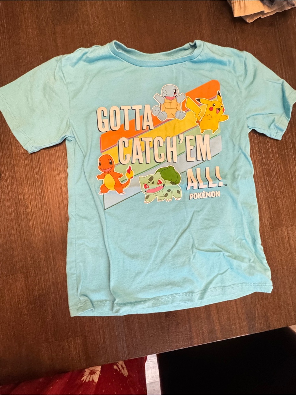 Kids' Light Blue 'Gotta Catch 'Em All' Graphic Tee